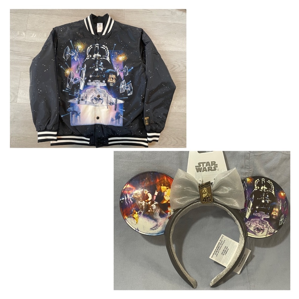NEW Disney Star Wars The Empire Strikes Back 45th‎ Anniversary Jacket & Ears